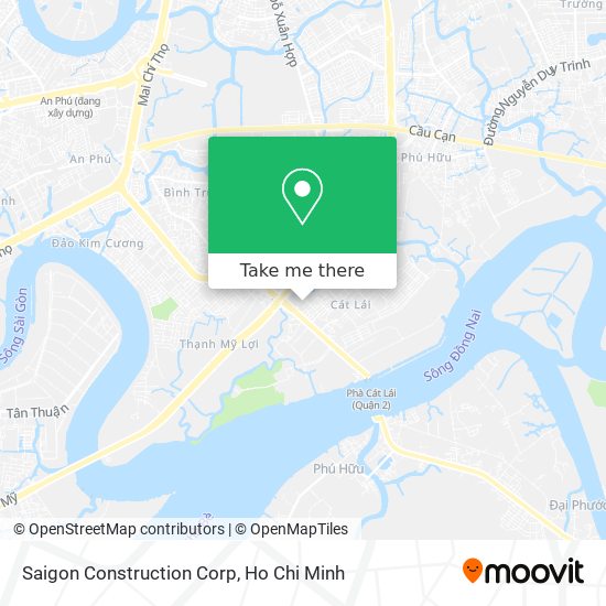 Saigon Construction Corp map