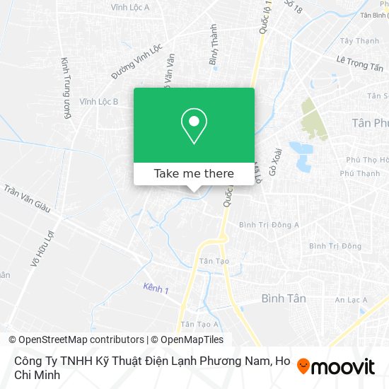 Công Ty TNHH Kỹ Thuật Điện Lạnh Phương Nam map