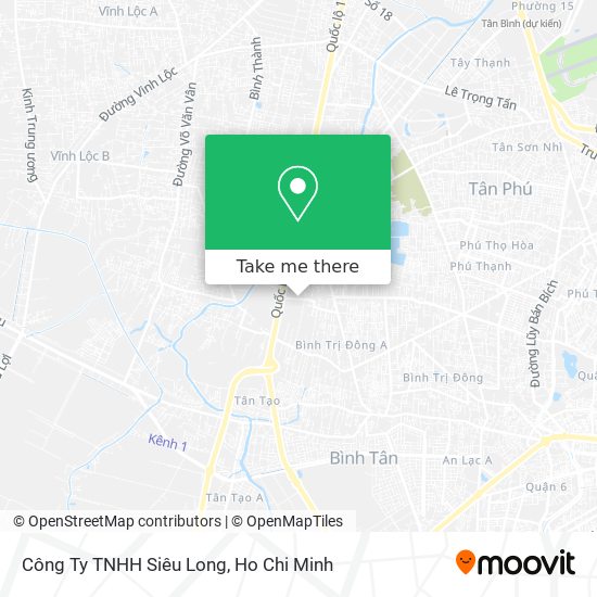 Công Ty TNHH Siêu Long map