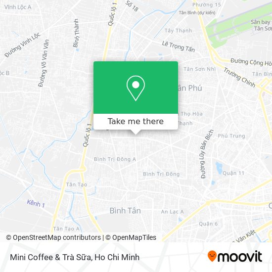 Mini Coffee & Trà Sữa map