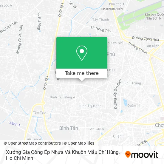 Xưởng Gia Công Ép Nhựa Và Khuôn Mẫu Chí Hùng map