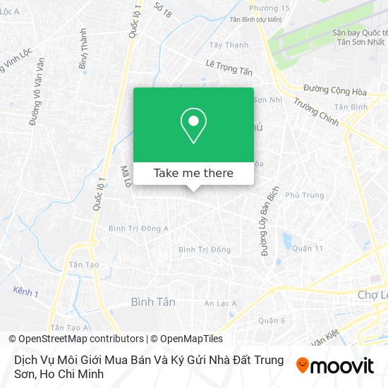 Dịch Vụ Môi Giới Mua Bán Và Ký Gửi Nhà Đất Trung Sơn map