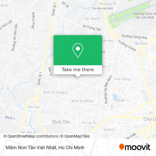 Mầm Non Tân Việt Nhật map