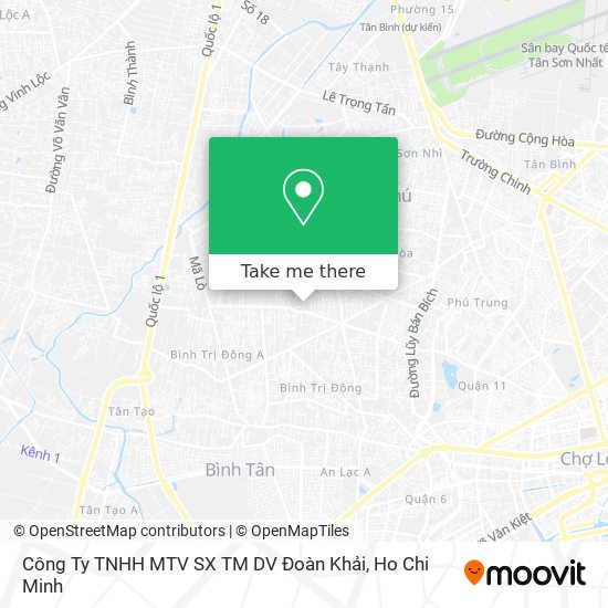 Công Ty TNHH MTV SX TM DV Đoàn Khải map