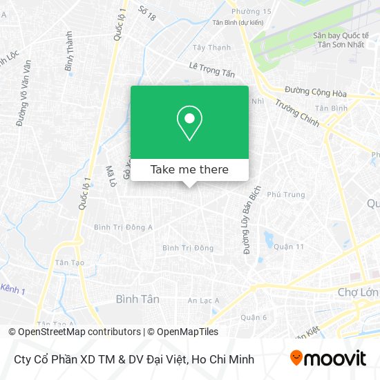 Cty Cổ Phần XD TM & DV Đại Việt map