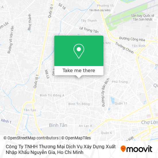 Công Ty TNHH Thương Mại Dịch Vụ Xây Dựng Xuất Nhập Khẩu Nguyễn Gia map