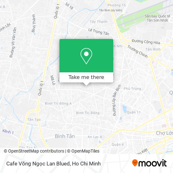 Cafe Võng Ngọc Lan Blued map