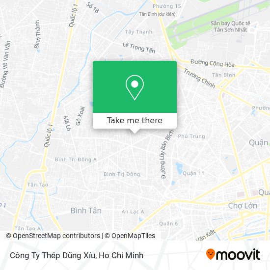 Công Ty Thép Dũng Xíu map