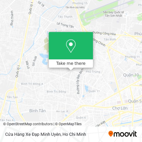 Cửa Hàng Xe Đạp Minh Uyên map