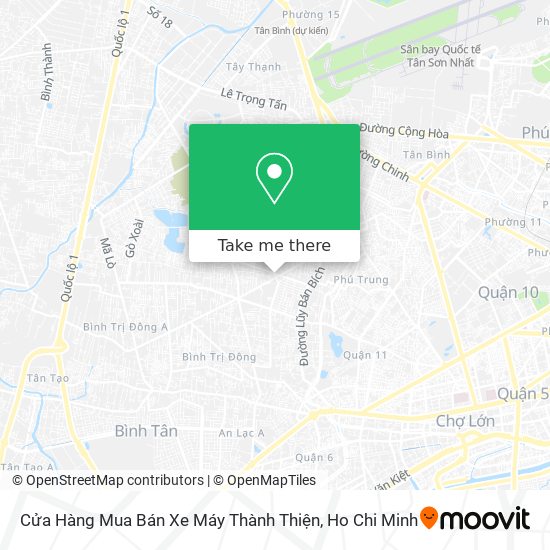 Cửa Hàng Mua Bán Xe Máy Thành Thiện map