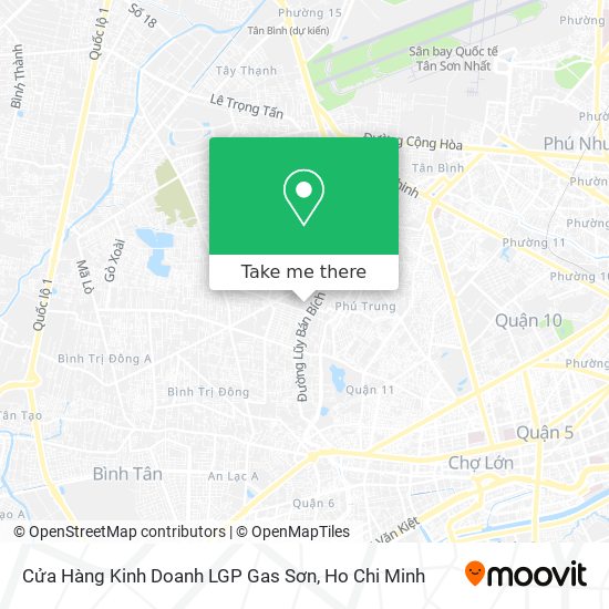 Cửa Hàng Kinh Doanh LGP Gas Sơn map