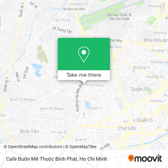 Café Buôn Mê Thuộc Bình Phát map