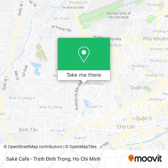 Sakê Cafe - Trịnh Đình Trọng map