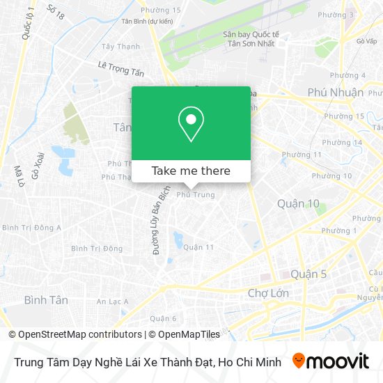 Trung Tâm Dạy Nghề Lái Xe Thành Đạt map