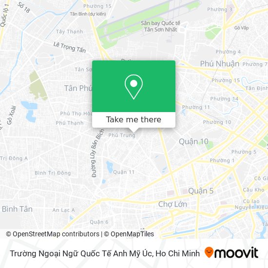 Trường Ngoại Ngữ Quốc Tế Anh Mỹ Úc map