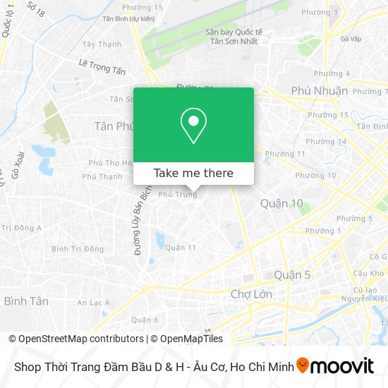 How to get to Shop Thời Trang Đầm Bầu D & H - Âu Cơ in Tân Bình by ...