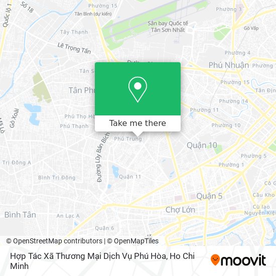 Hợp Tác Xã Thương Mại Dịch Vụ Phú Hòa map