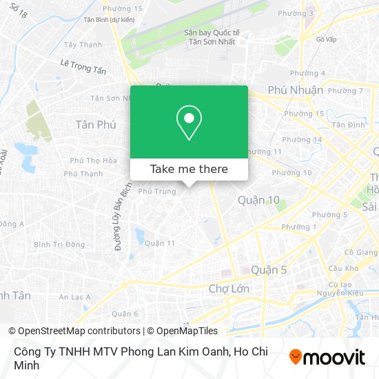 Công Ty TNHH MTV Phong Lan Kim Oanh map