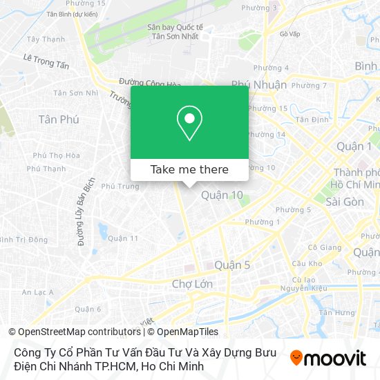 Công Ty Cổ Phần Tư Vấn Đầu Tư Và Xây Dựng Bưu Điện Chi Nhánh TP.HCM map