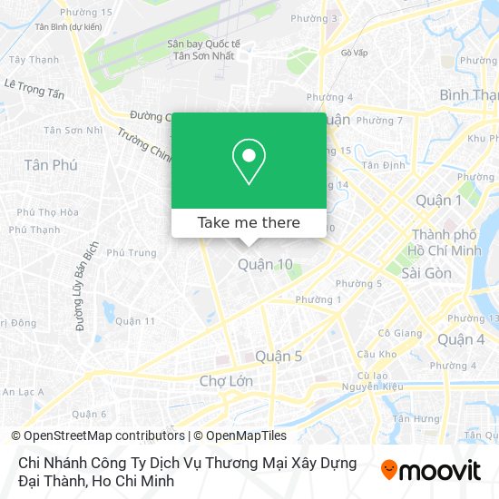 Chi Nhánh Công Ty Dịch Vụ Thương Mại Xây Dựng Đại Thành map