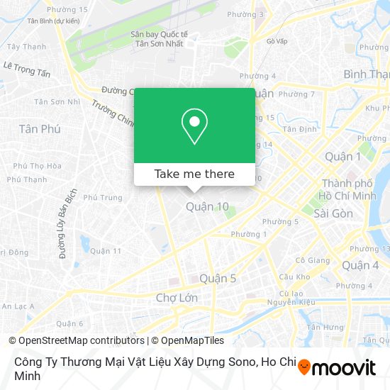 Công Ty Thương Mại Vật Liệu Xây Dựng Sono map