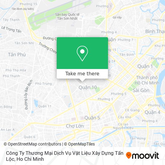 Công Ty Thương Mại Dịch Vụ Vật Liệu Xây Dựng Tấn Lộc map