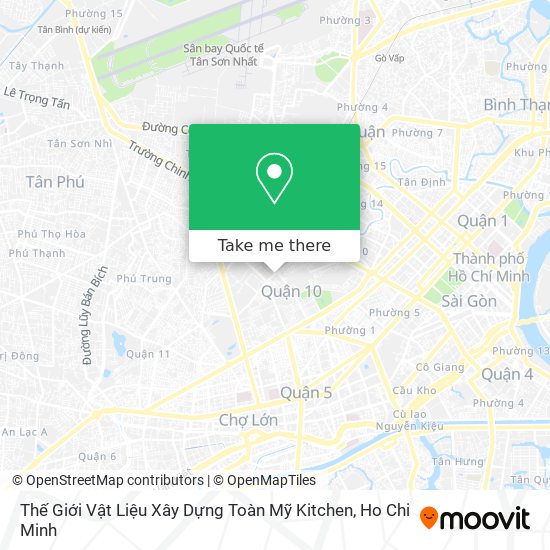 Thế Giới Vật Liệu Xây Dựng Toàn Mỹ Kitchen map