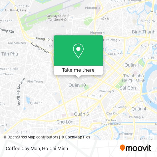 Coffee Cây Mận map