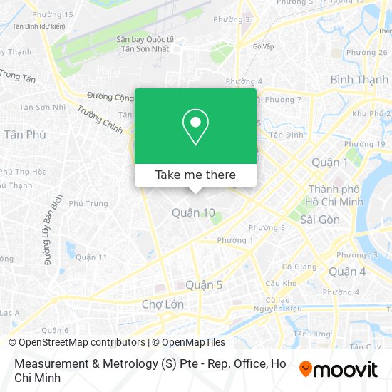 Measurement & Metrology (S) Pte - Rep. Office map