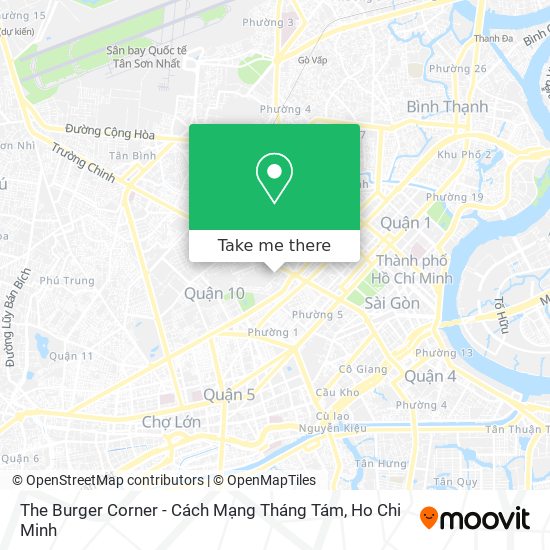 The Burger Corner - Cách Mạng Tháng Tám map