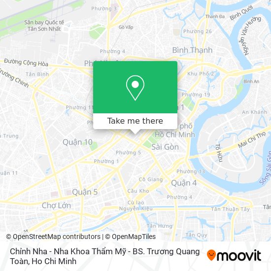 Chỉnh Nha - Nha Khoa Thẩm Mỹ - BS. Trương Quang Toàn map