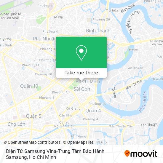 Điện Tử Samsung Vina-Trung Tâm Bảo Hành Samsung map