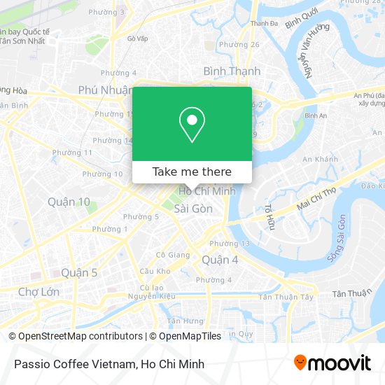 Passio Coffee Vietnam map