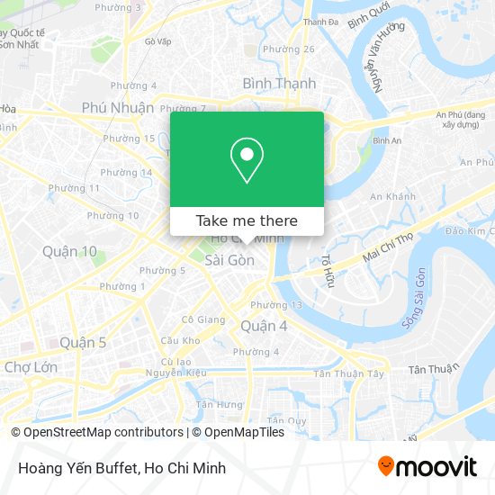 Hoàng Yến Buffet map