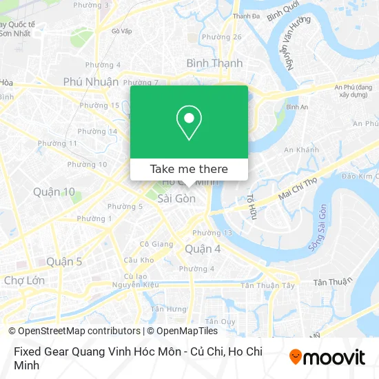 Fixed Gear Quang Vinh Hóc Môn - Củ Chi map