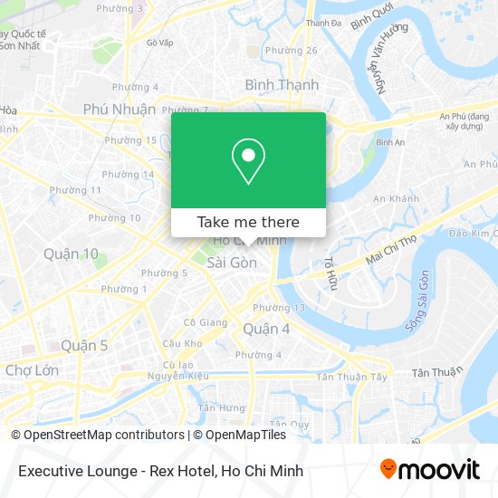 Executive Lounge - Rex Hotel map