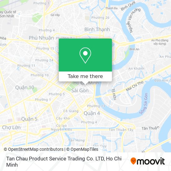 Tan Chau Product Service Trading Co. LTD map