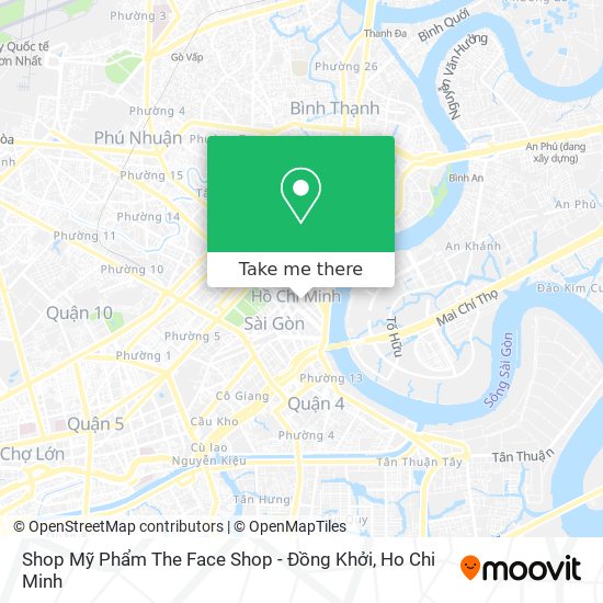 Shop Mỹ Phẩm The Face Shop - Đồng Khởi map