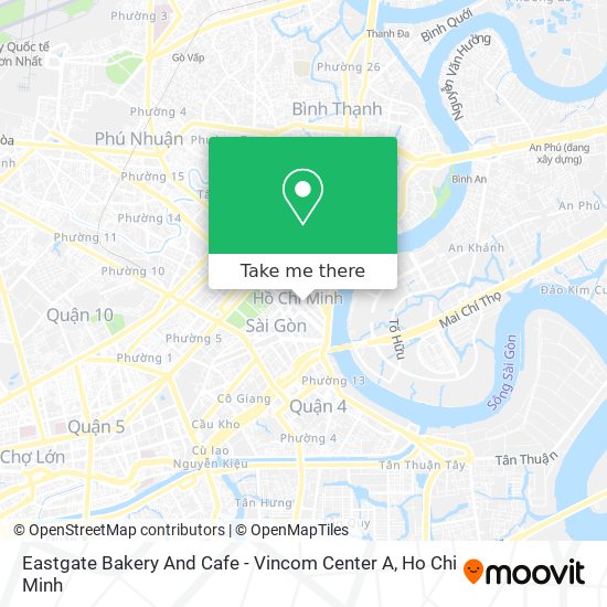 Eastgate Bakery And Cafe - Vincom Center A map