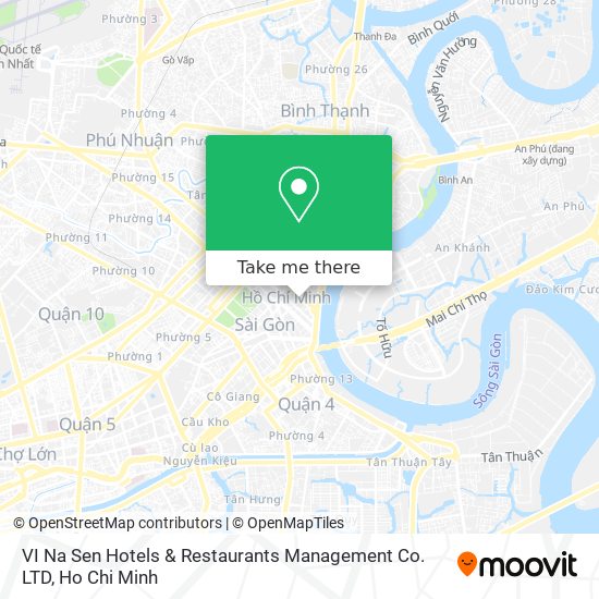 VI Na Sen Hotels & Restaurants Management Co. LTD map