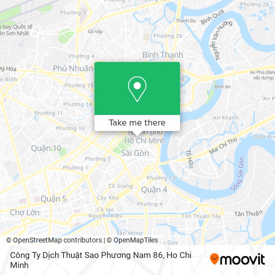 Công Ty Dịch Thuật Sao Phương Nam 86 map