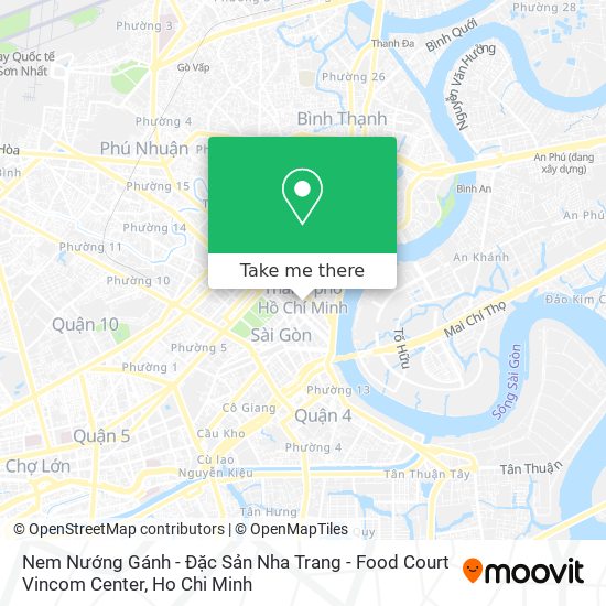 Nem Nướng Gánh - Đặc Sản Nha Trang - Food Court Vincom Center map