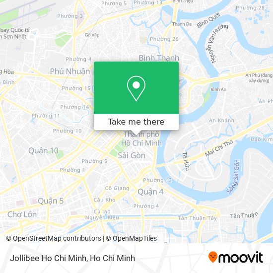 Jollibee Ho Chi Minh map