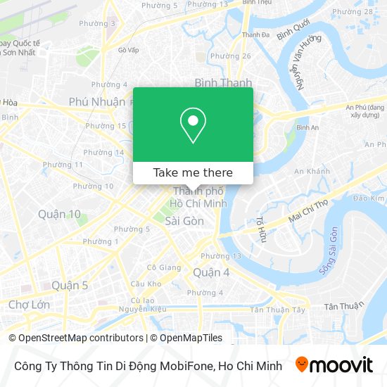 Công Ty Thông Tin Di Động MobiFone map