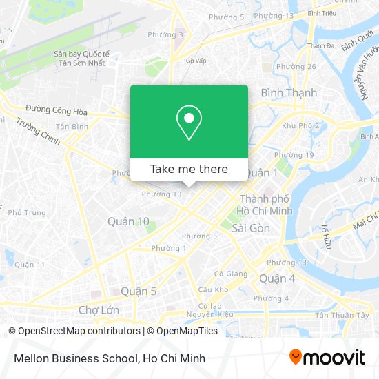 Mellon Business School map
