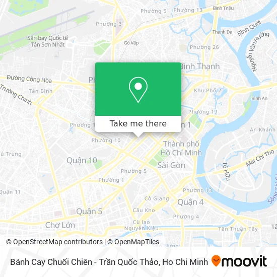 Bánh Cay Chuối Chiên - Trần Quốc Thảo map