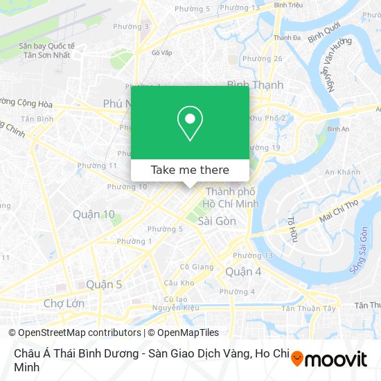 Châu Á Thái Bình Dương - Sàn Giao Dịch Vàng map