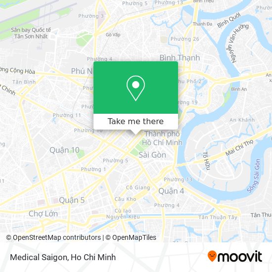 Medical Saigon map