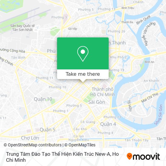 Trung Tâm Đào Tạo Thể Hiện Kiến Trúc New-A map