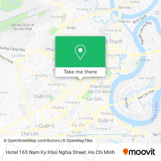 Hotel 165 Nam Ky Khoi Nghia Street map